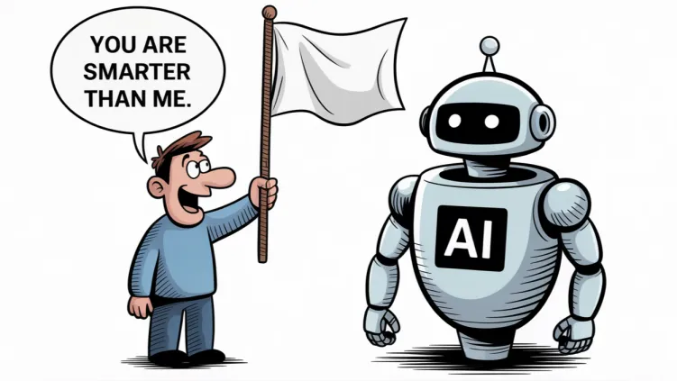 I finally concede that AI is smarter than me.