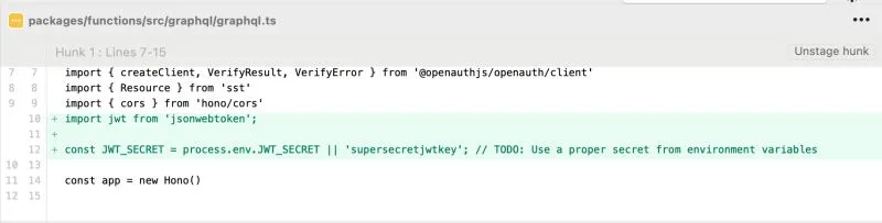 I was doing vibe coding and saw AI generated this code.