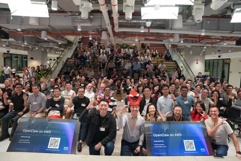 Honored to speak at the largest OpenClaw event at Amazon Web Services (AWS) last night, organised by OpenClaw Singapore. Thanks Lionel Sim for the invitation.