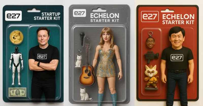 Hey! e27 (Optimatic) just dropped something a little different and launched their very own official Echelon Founder Action Figurines (yup, seriously)—and we’re giving away COMPLIMENTARY Starter Passes to Echelon Singapore 2025 🎟️🚀