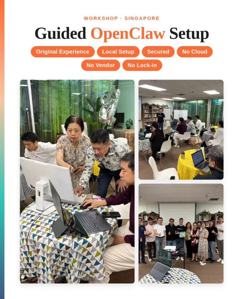 Most OpenClaw workshops skip the fundamentals and teach you 1-click setup on AI or cloud providers...