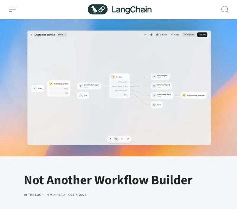 LangChain on AI Agents vs Workflow Builders
