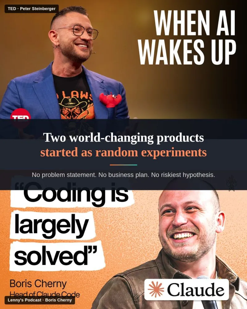 Two products that are changing the world started as random experiments.