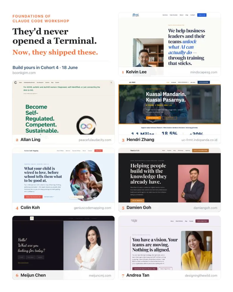 A few weeks ago, most of these people had never opened a Terminal.