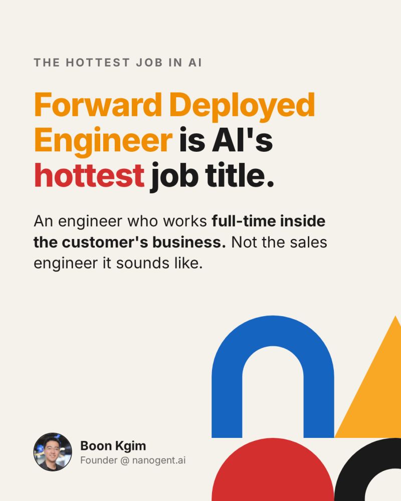What exactly is "Forward Deployed Engineer," AI's hottest job title?, photo 1 of 2