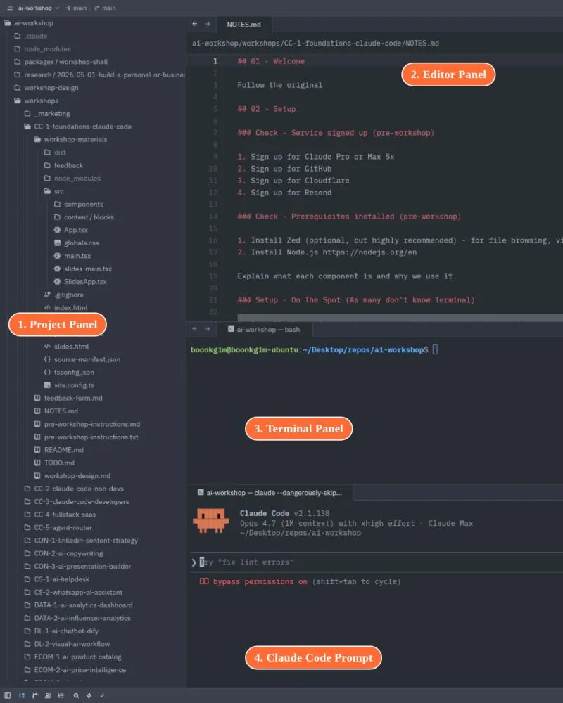 Recently, I ran a Claude Code foundations workshop for non-developers.