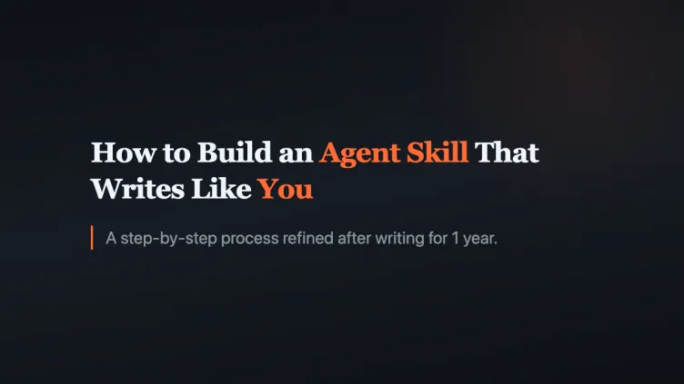 How To Create Agent Skill To Write LinkedIn Posts That Sound Like You