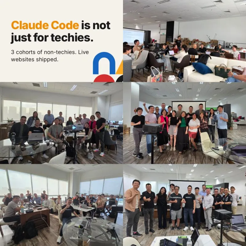 3 months ago, a few friends (including Wan Wei, Soh) asked me to run an AI workshop.