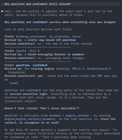I am disappointed that Opus 4.8 still breaks one of the most basic rules in database design., photo 2 of 3