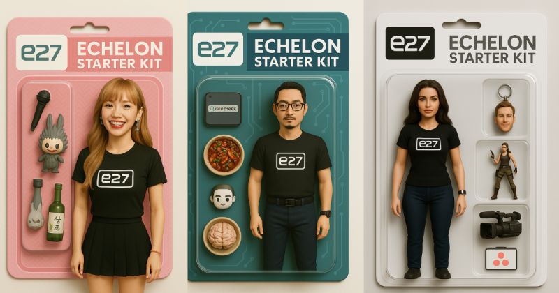 Hey! e27 (Optimatic) just dropped something a little different and launched their very own official Echelon Founder Action Figurines (yup, seriously)—and we’re giving away COMPLIMENTARY Starter Passes to Echelon Singapore 2025 🎟️🚀, photo 1 of 2