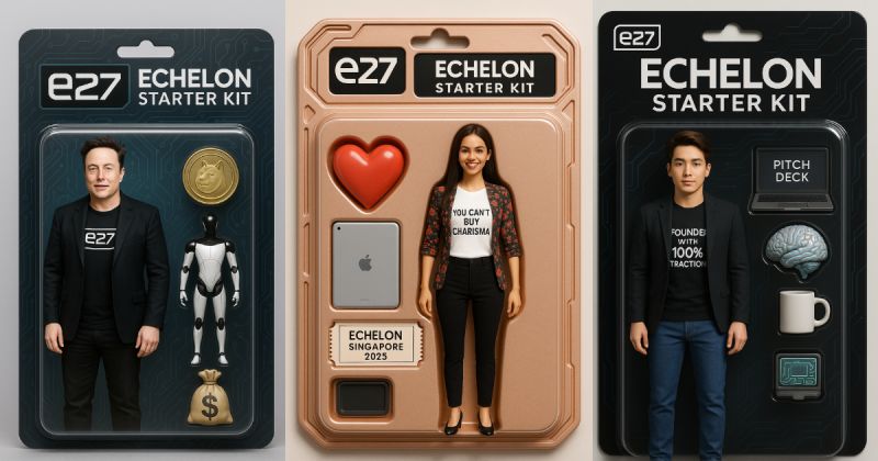 Hey! e27 (Optimatic) just dropped something a little different and launched their very own official Echelon Founder Action Figurines (yup, seriously)—and we’re giving away COMPLIMENTARY Starter Passes to Echelon Singapore 2025 🎟️🚀, photo 2 of 2