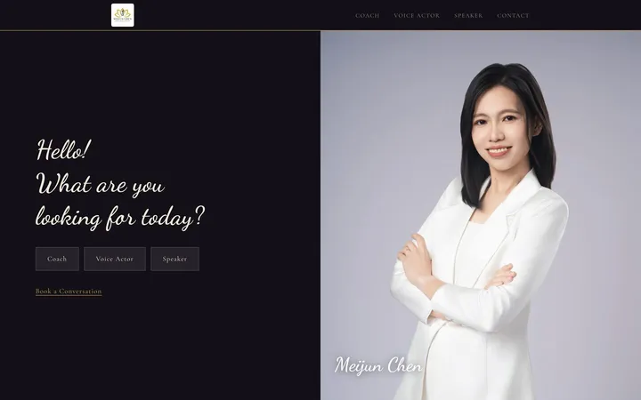 Website built by Meijun Chen after the workshop