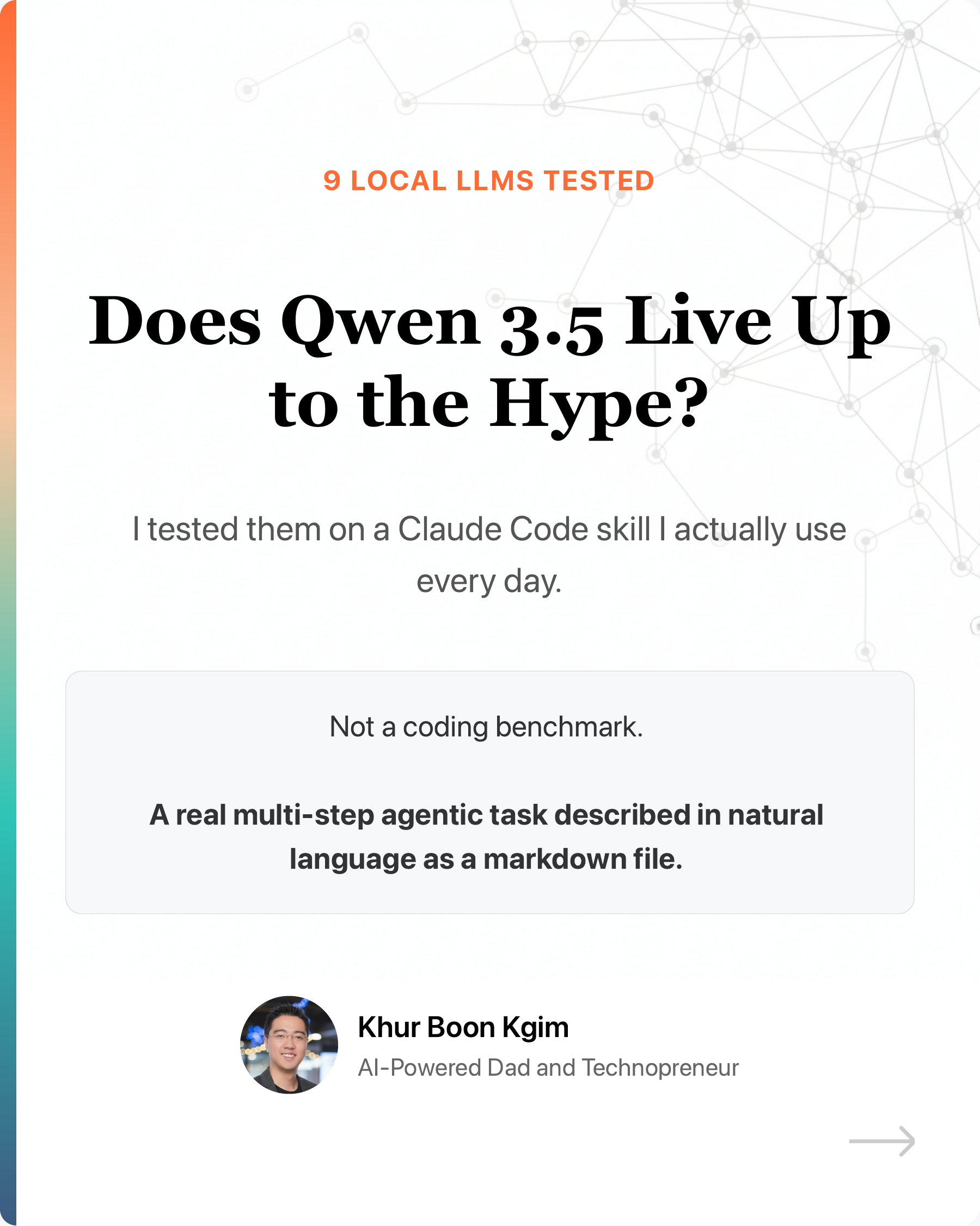 Does Qwen 3.5 live up to the hype?, slide 1