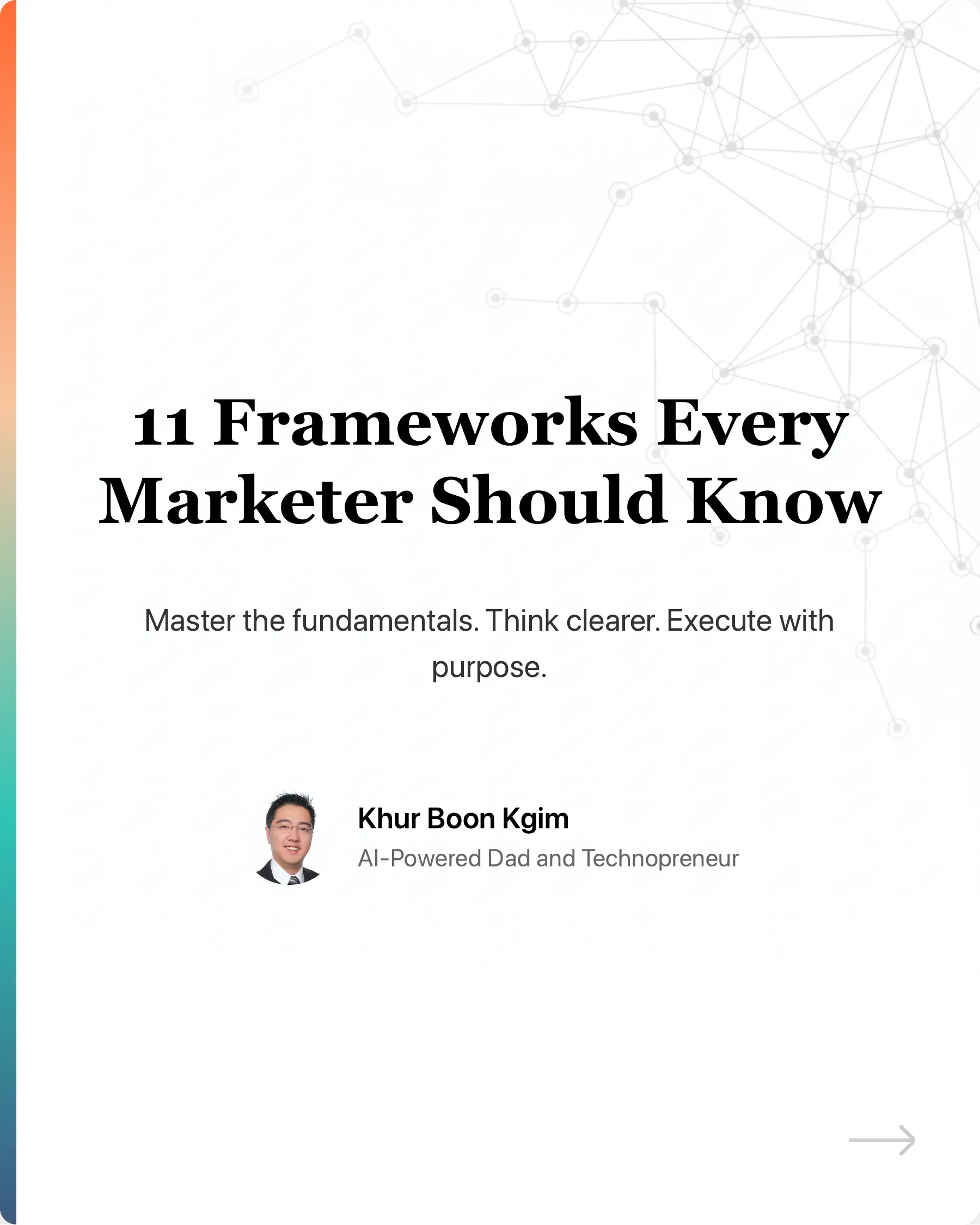 11 Frameworks Every Marketer Should Know