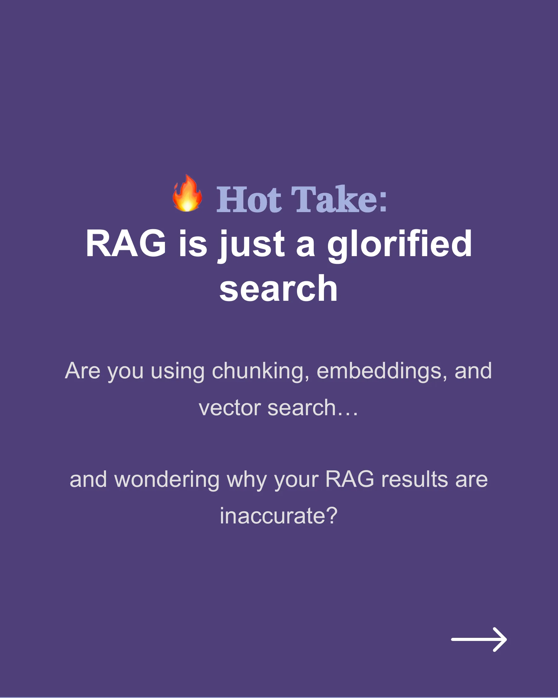 Isn't RAG just a glorified search engine?