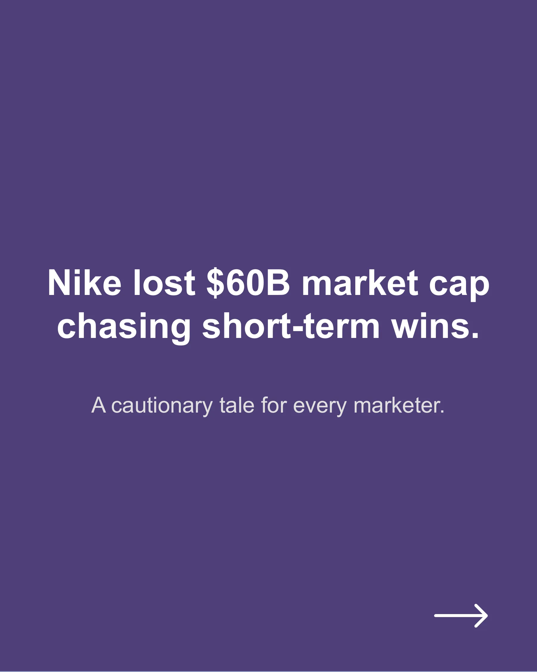 Don't make the same marketing mistake as Nike.