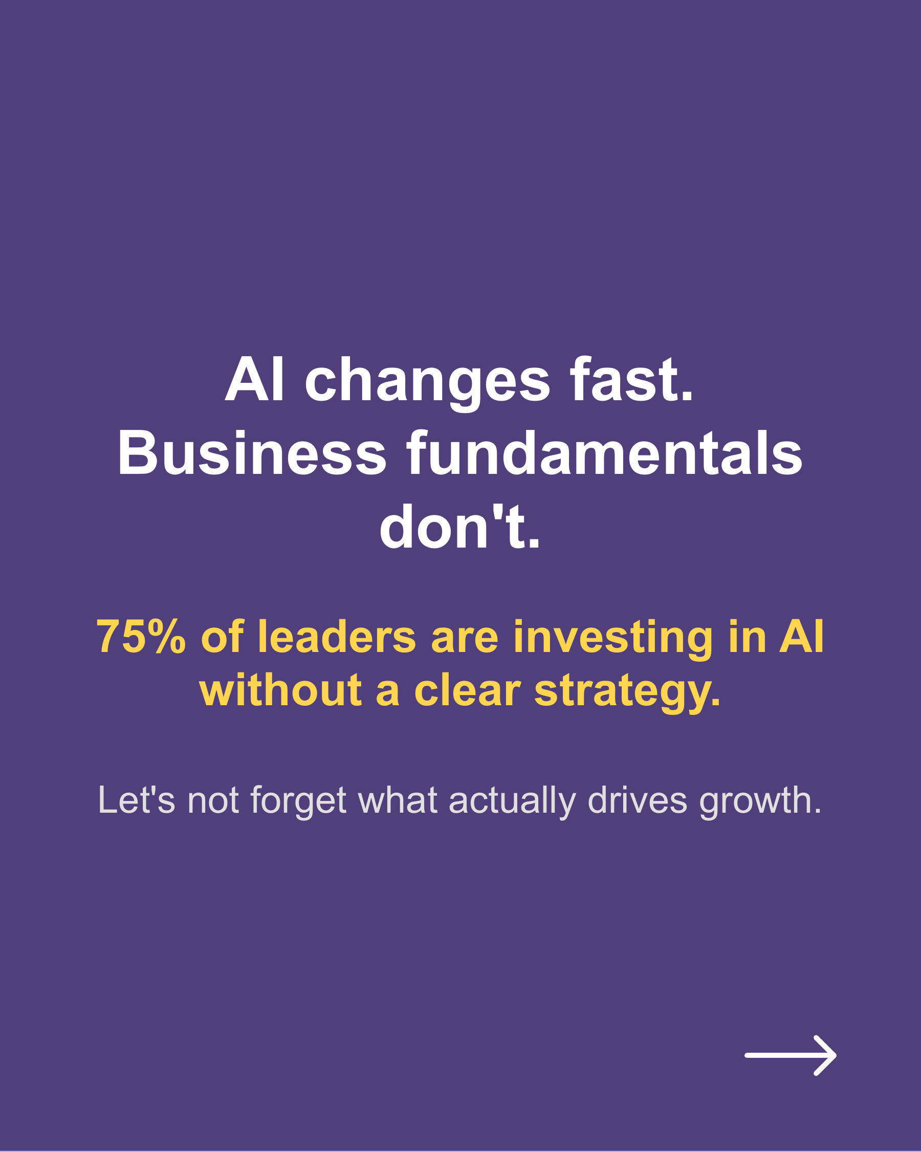 AI lets you automate tasks, but are you solving the right problem?, slide 1