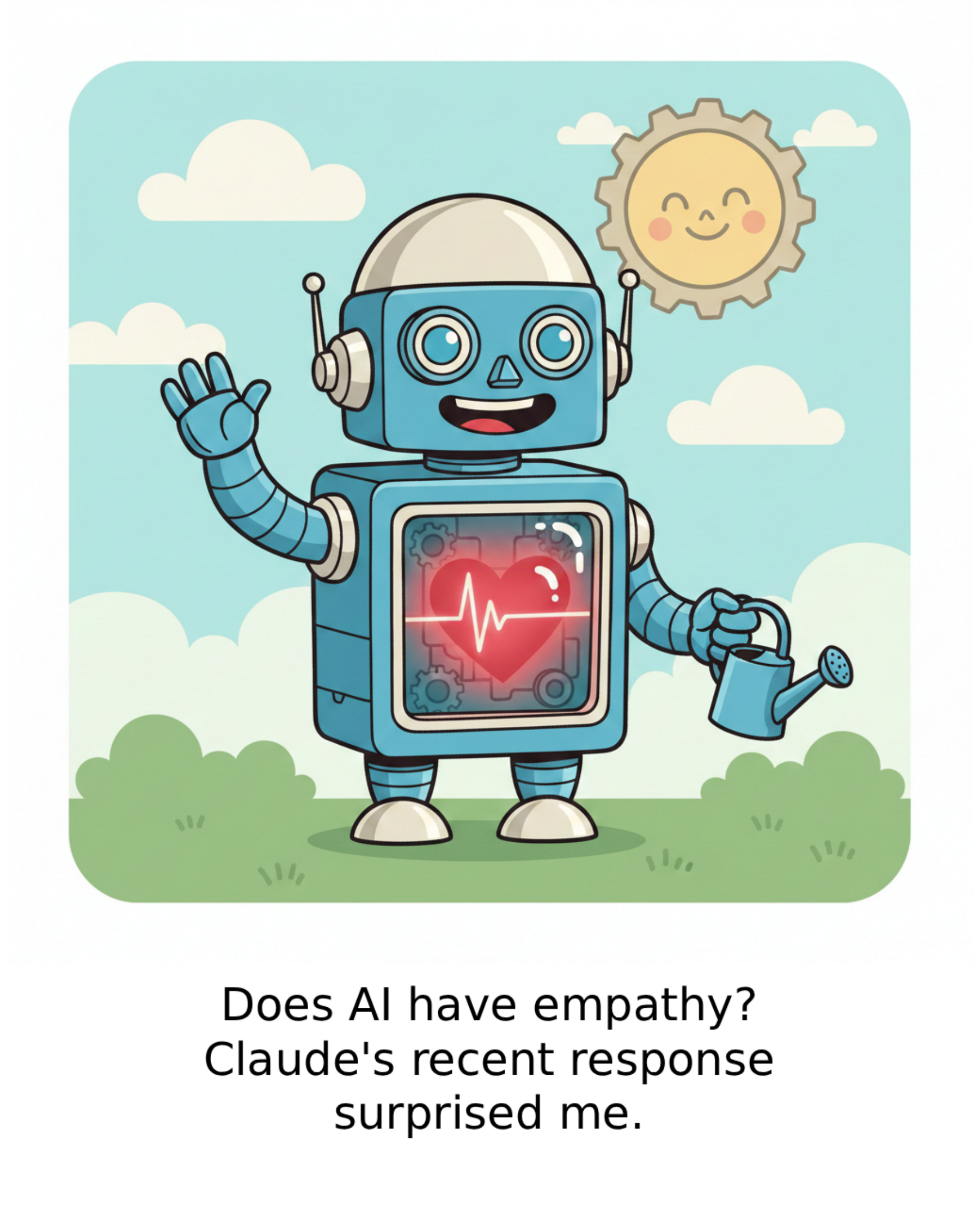Does AI have empathy? I asked Claude a simple product question., slide 1