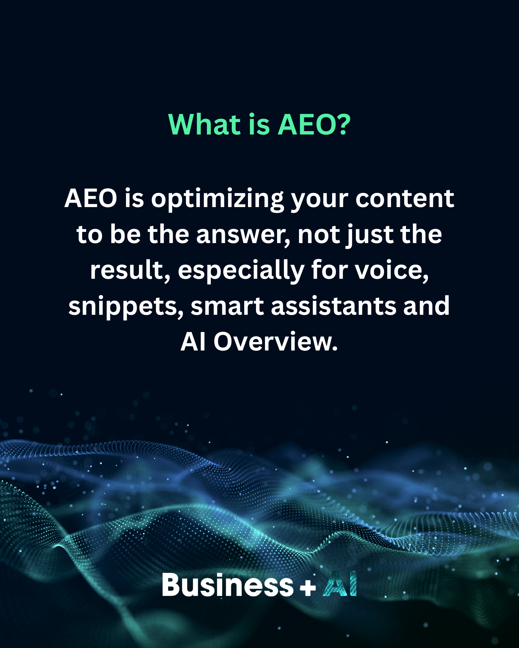 20 FAQs on AEO, GEO and the New SEO, slide 2