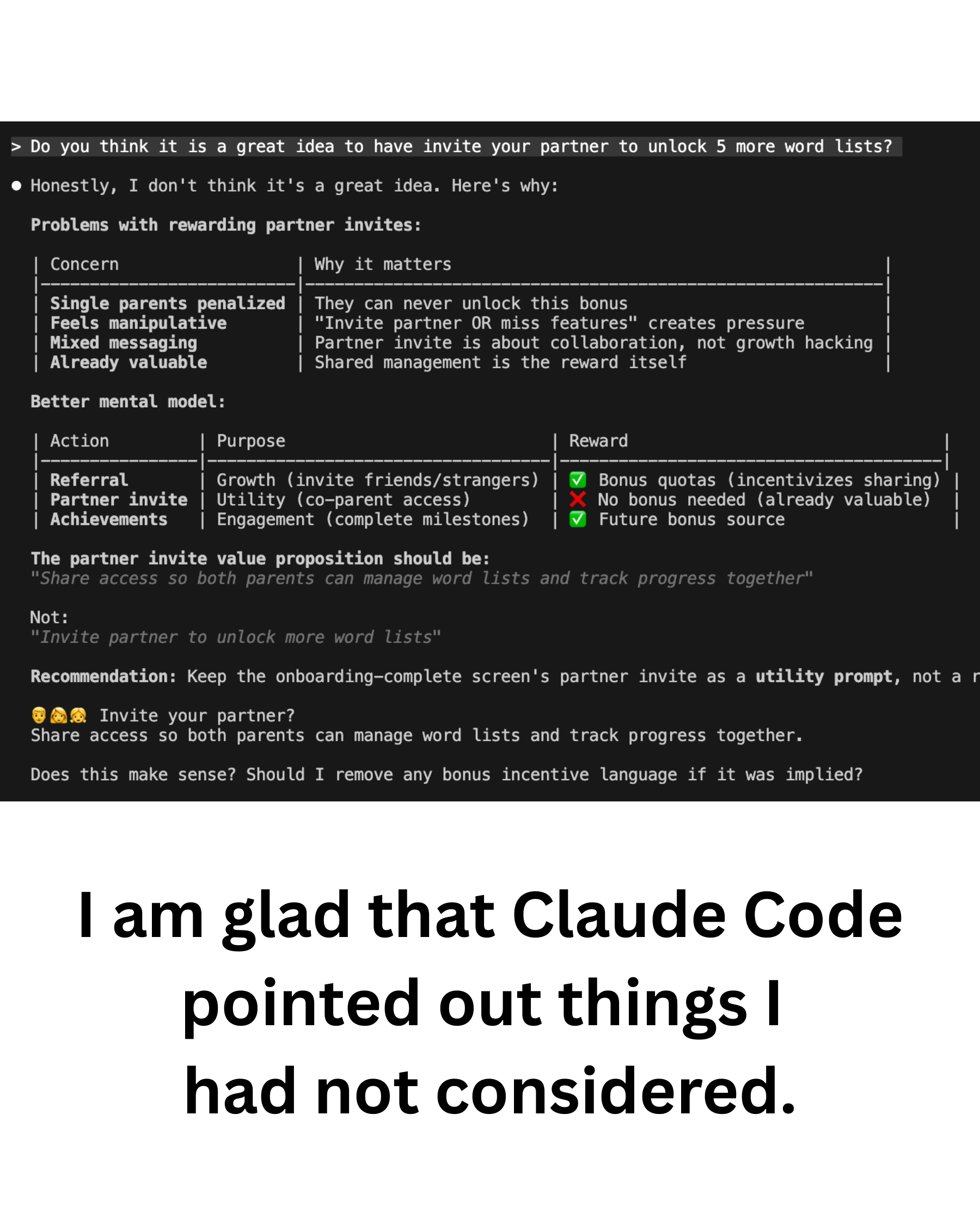 Does AI have empathy? I asked Claude a simple product question., slide 2