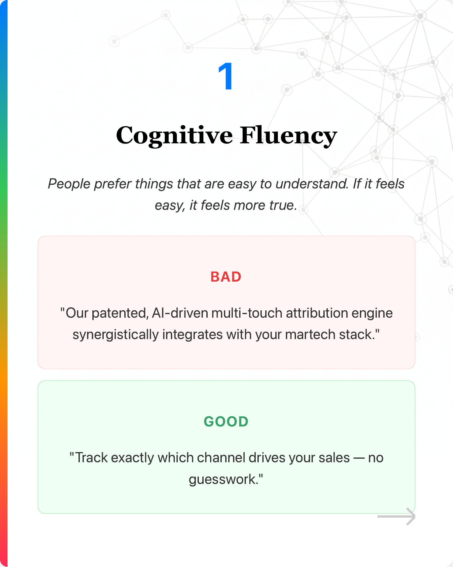 Good marketers apply creativity., slide 2