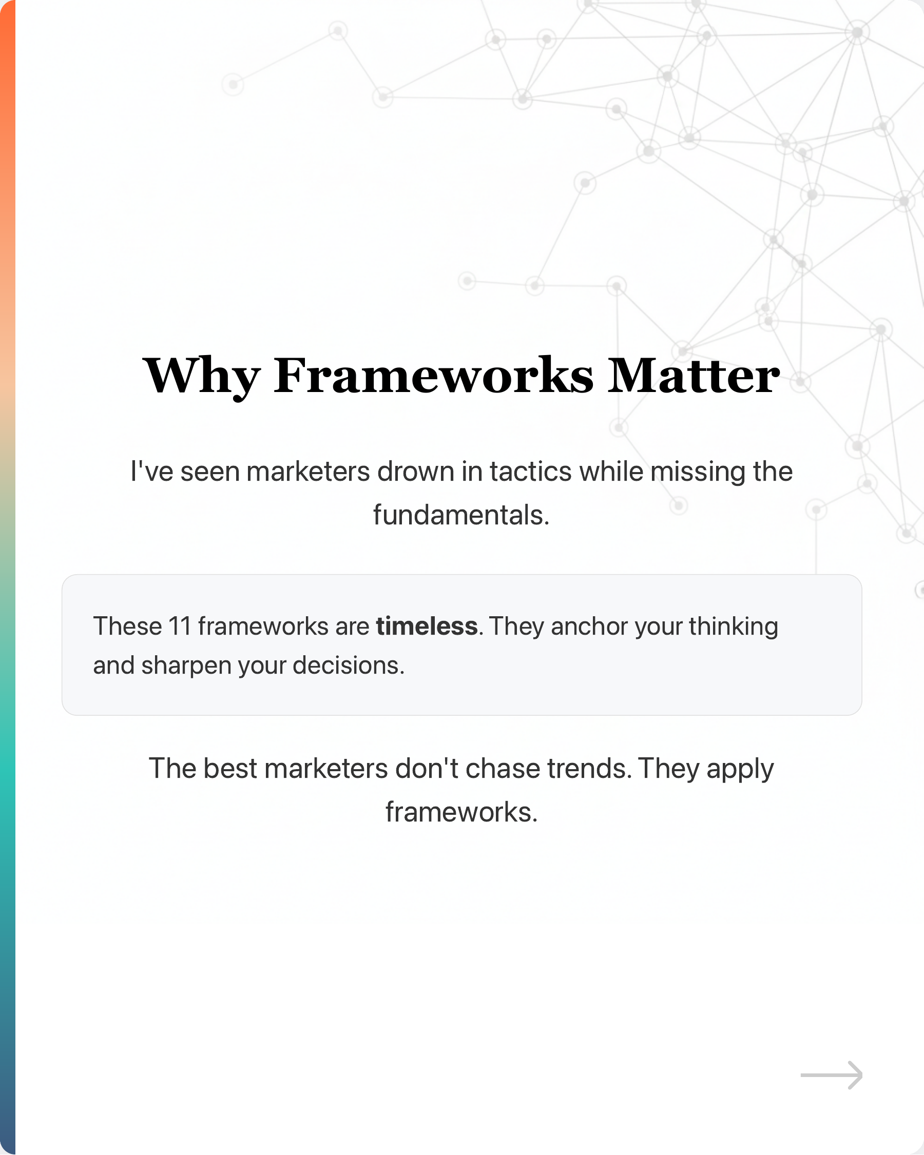 11 Frameworks Every Marketer Should Know, slide 2