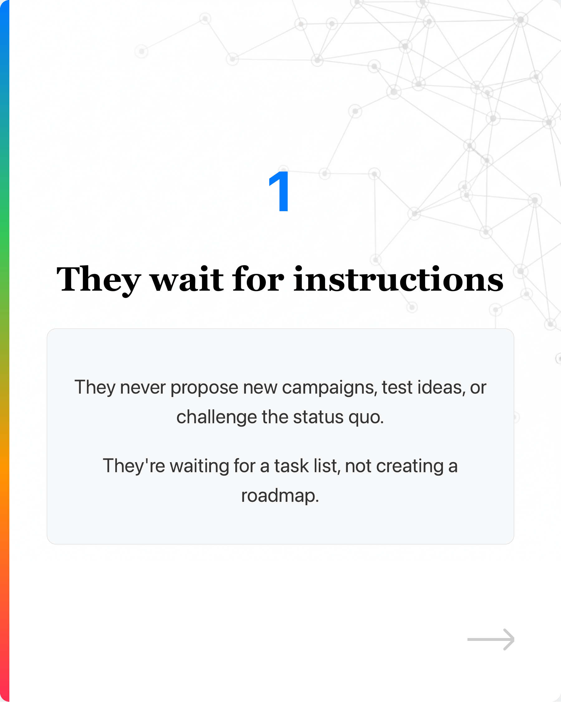 5 Warning Signs Your Marketing Hire Is Just an Operator, Not a Strategist, slide 3