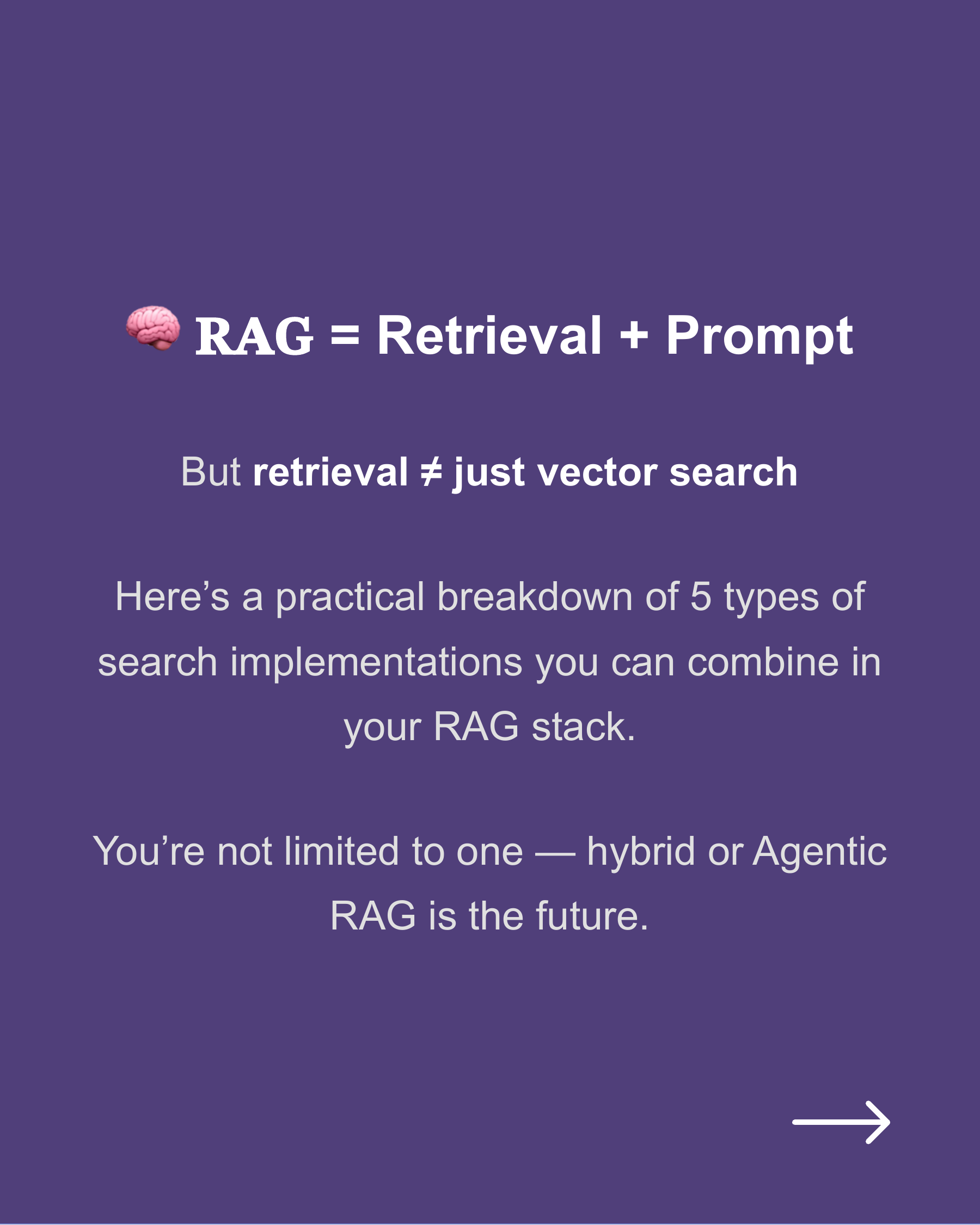Isn't RAG just a glorified search engine?, slide 3