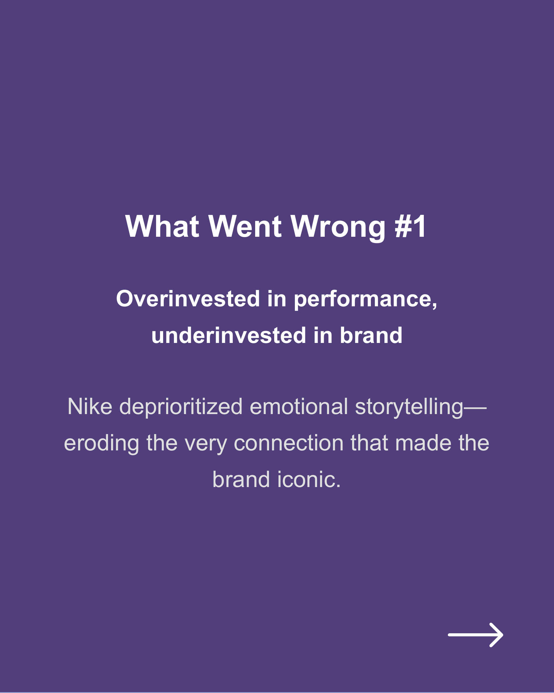 Don't make the same marketing mistake as Nike., slide 3