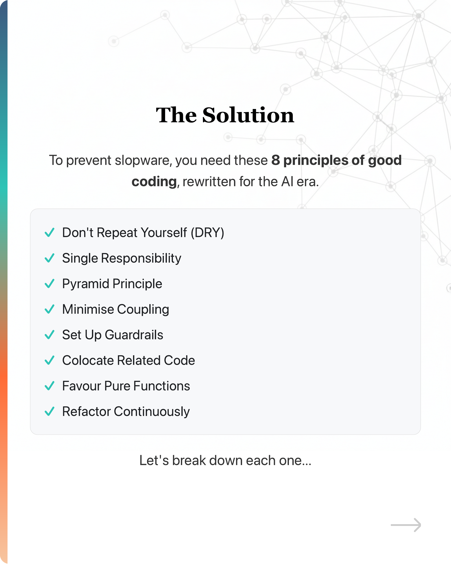 No, vibe coding does not create tech debt., slide 4