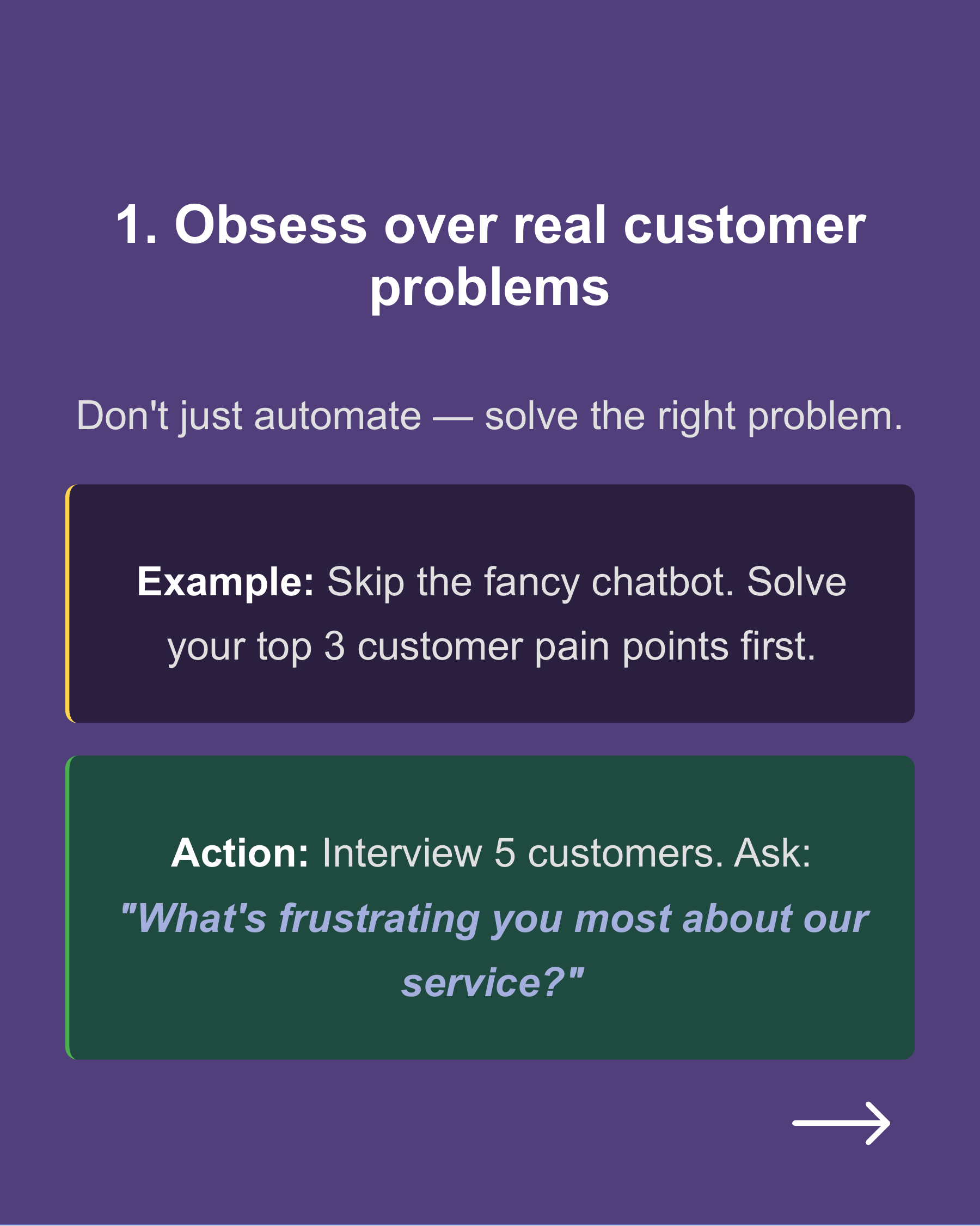 AI lets you automate tasks, but are you solving the right problem?, slide 4