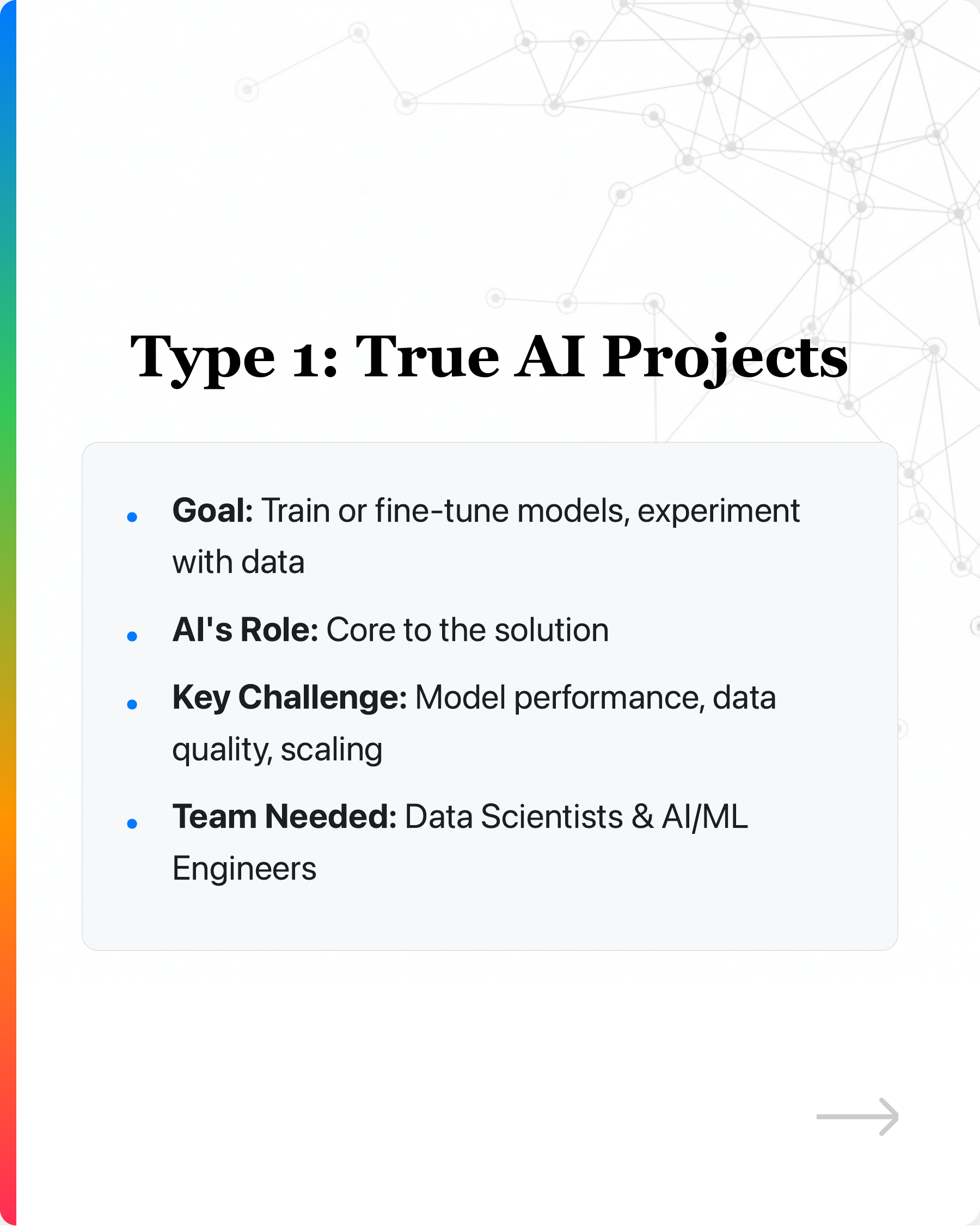 Not all AI projects need data scientist and AI engineers., slide 4