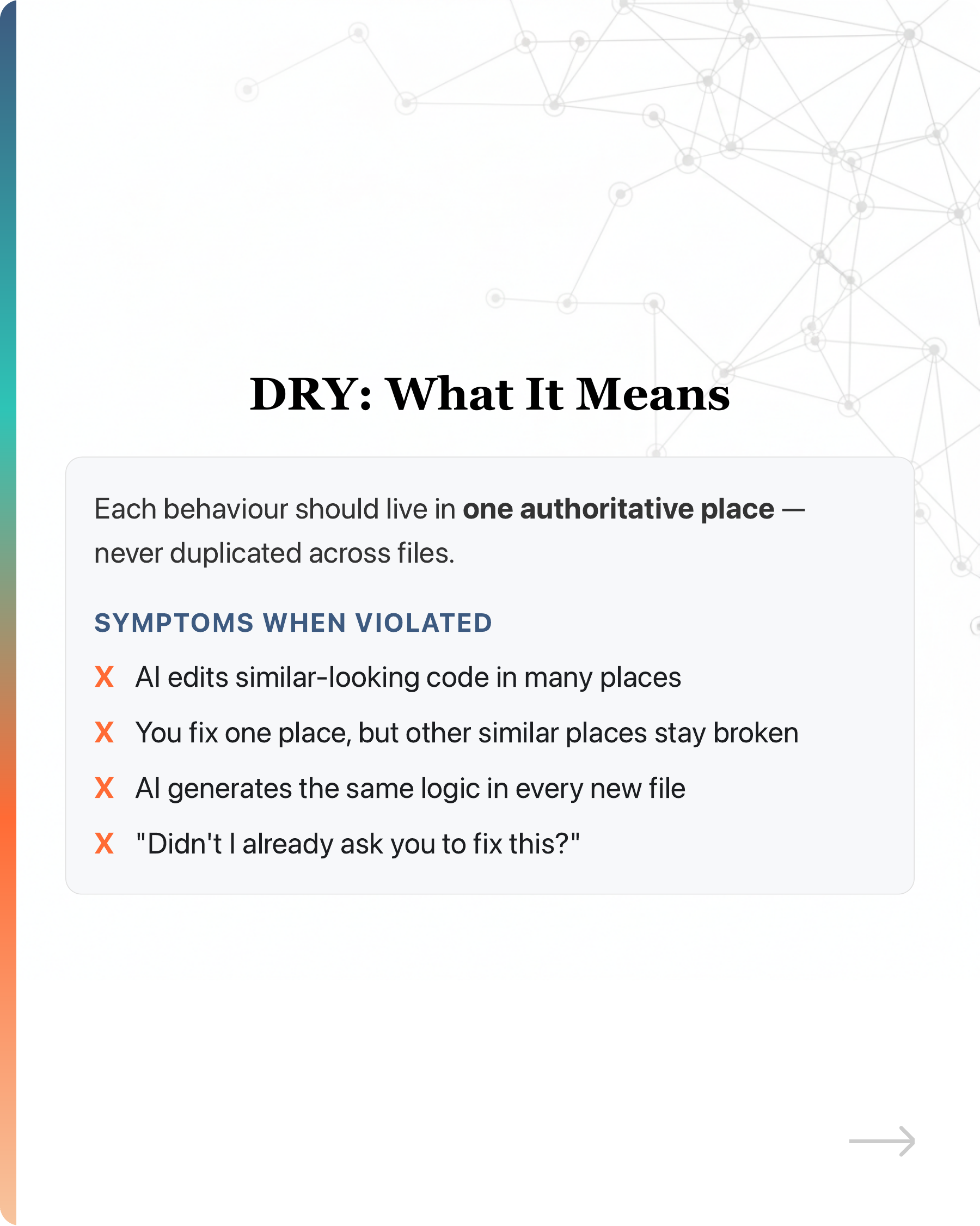 No, vibe coding does not create tech debt., slide 6