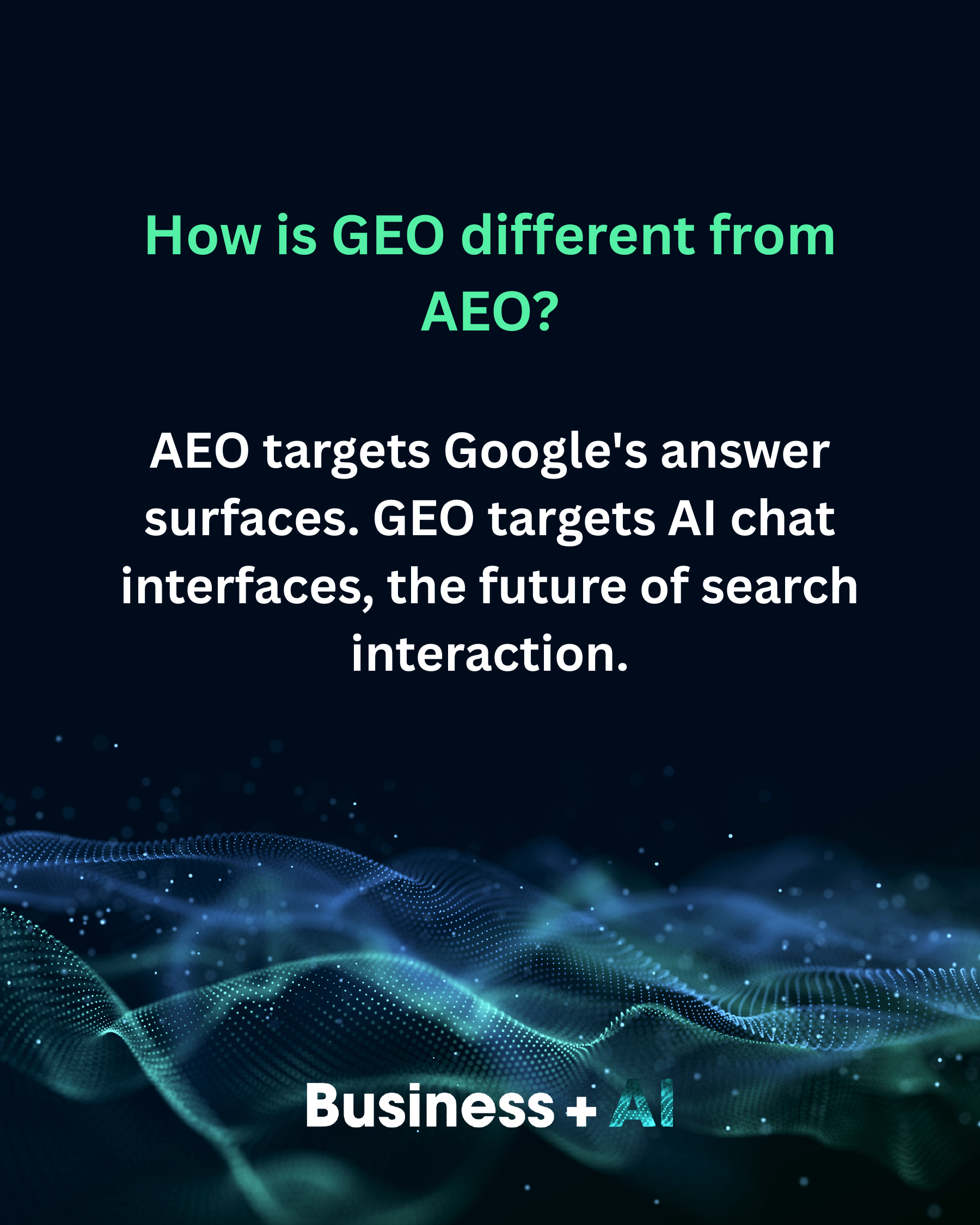 20 FAQs on AEO, GEO and the New SEO, slide 7