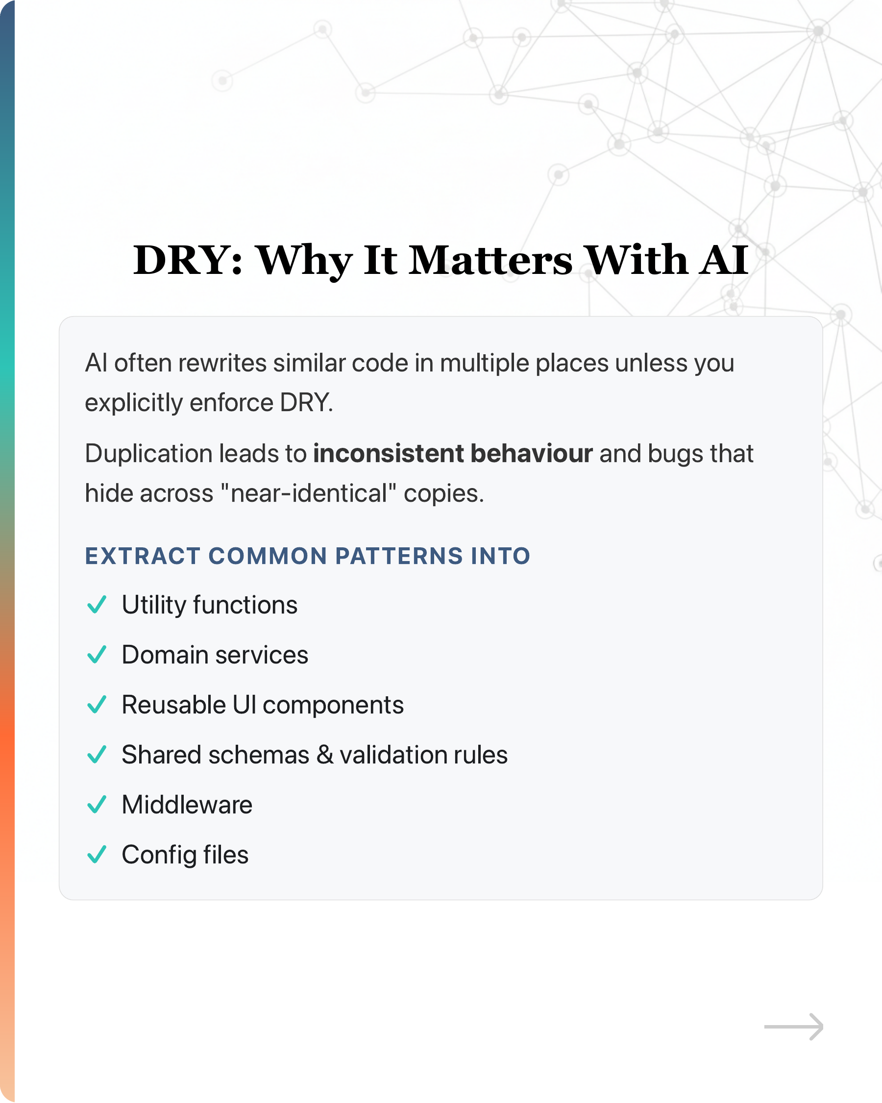 No, vibe coding does not create tech debt., slide 7