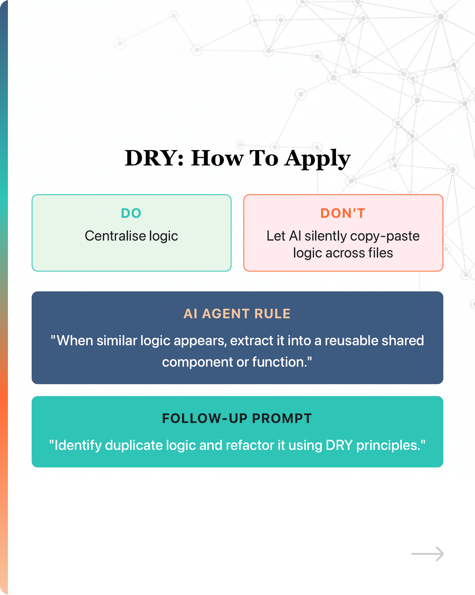 No, vibe coding does not create tech debt., slide 8