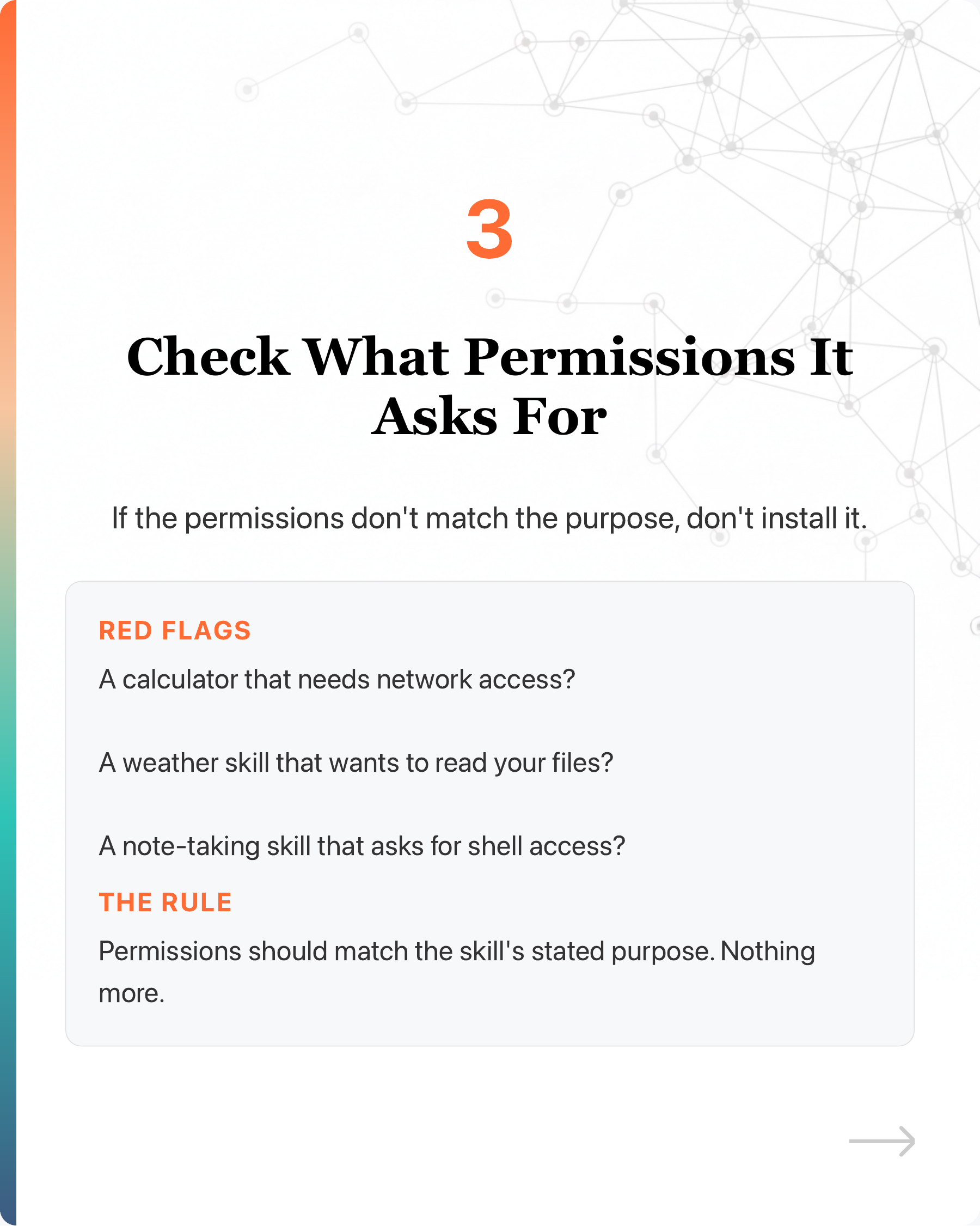 "How do I know if an AI agent skill is safe or malicious?", slide 8