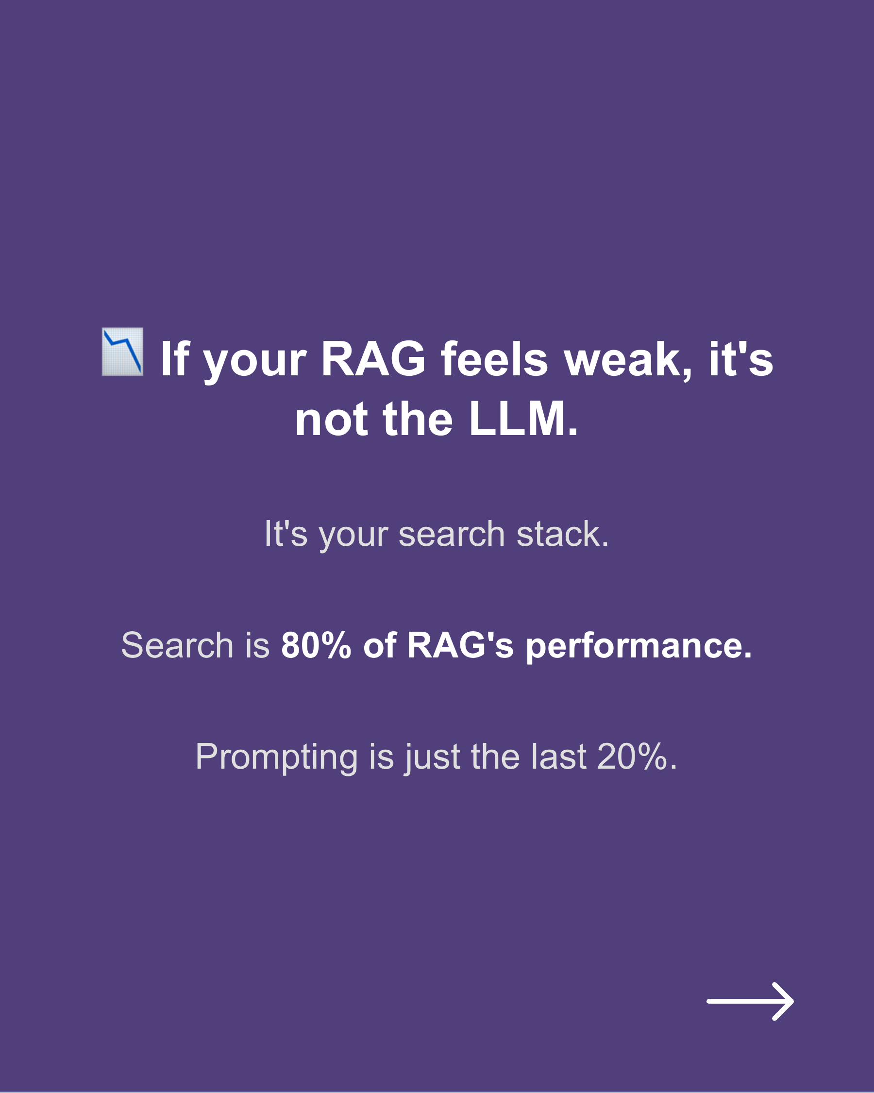 Isn't RAG just a glorified search engine?, slide 9