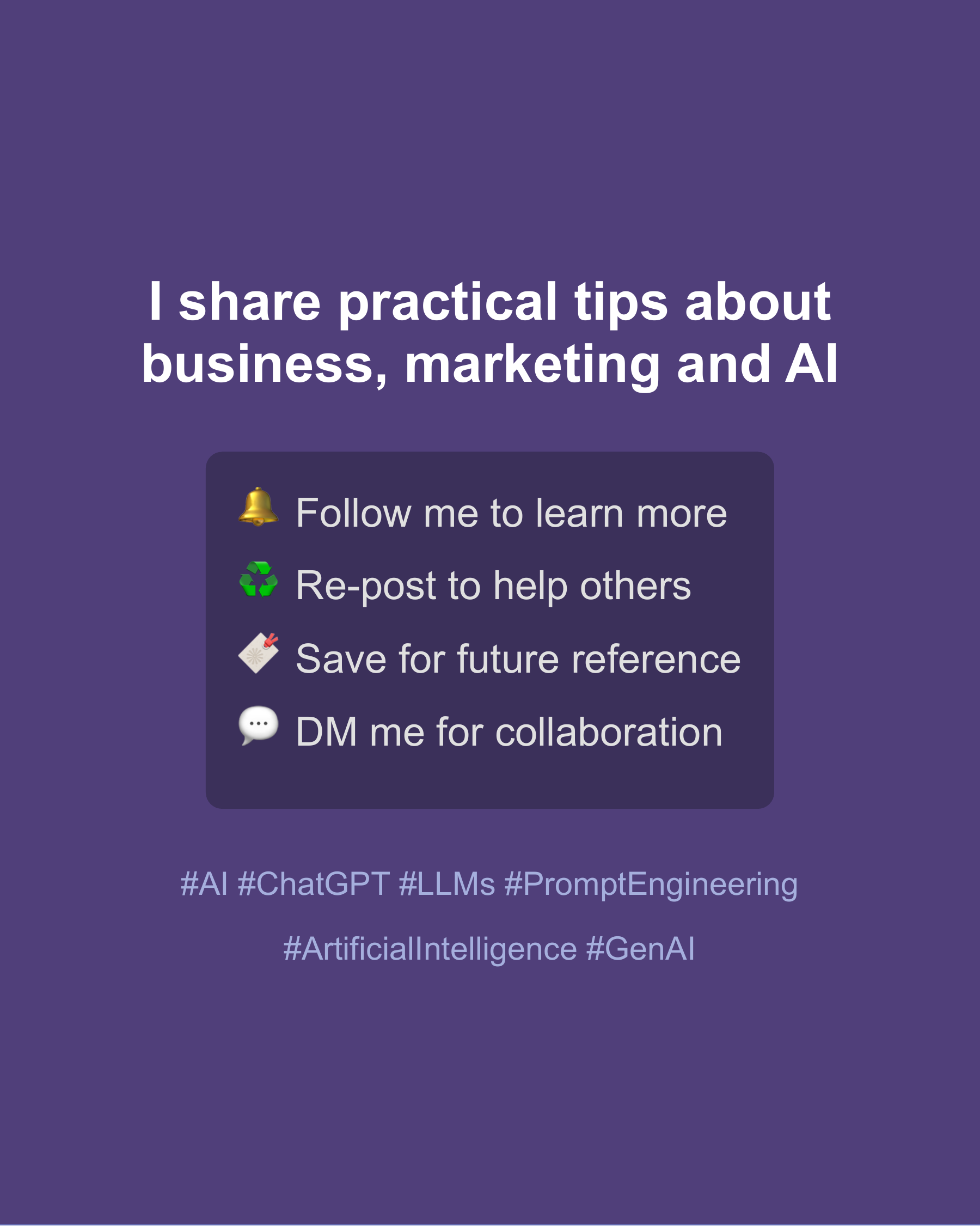 5 Advanced Prompting Techniques That’ll Instantly Improve Your Results with ChatGPT (or Any LLM), slide 9