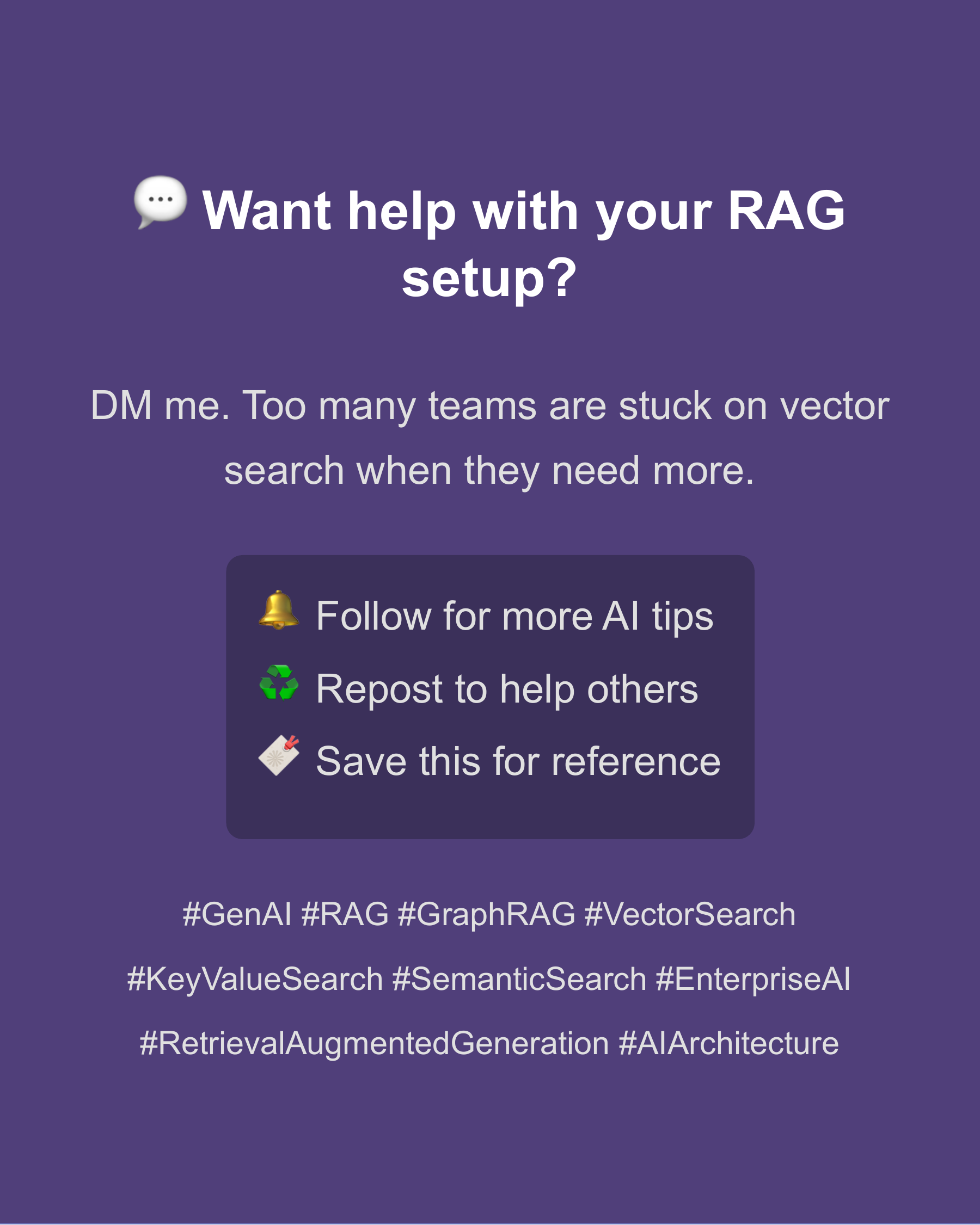 Isn't RAG just a glorified search engine?, slide 10