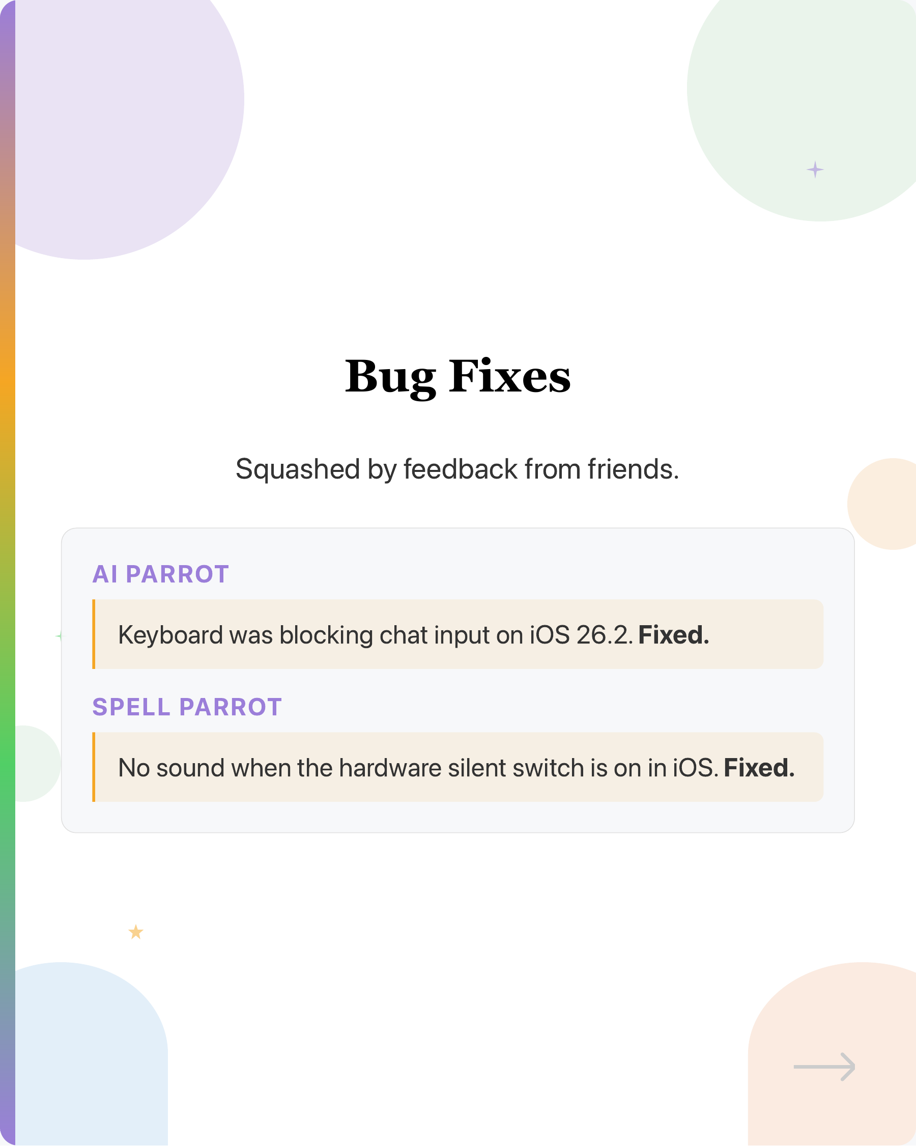 One of the benefits of building in public:, slide 10