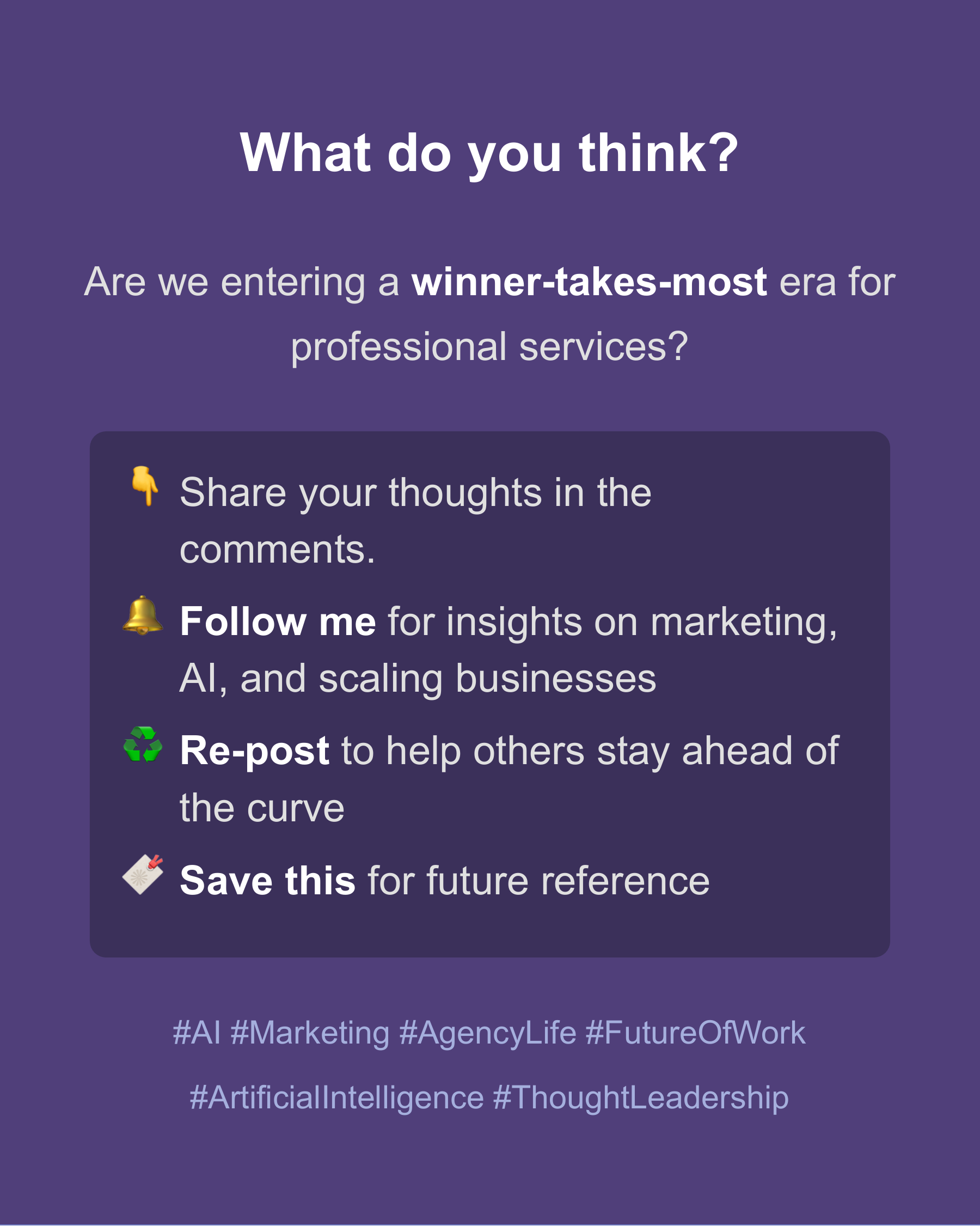 Will AI replace marketing agencies (or any professional services)?, slide 11