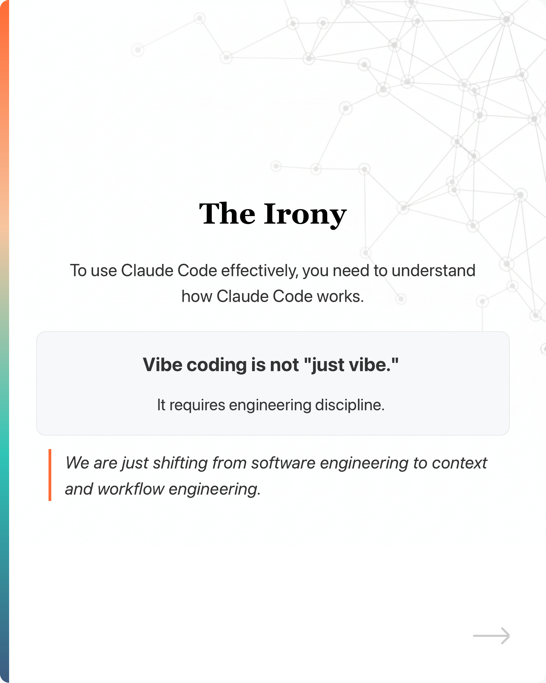 "My Claude Code performance has tanked and I'm not sure why", slide 11