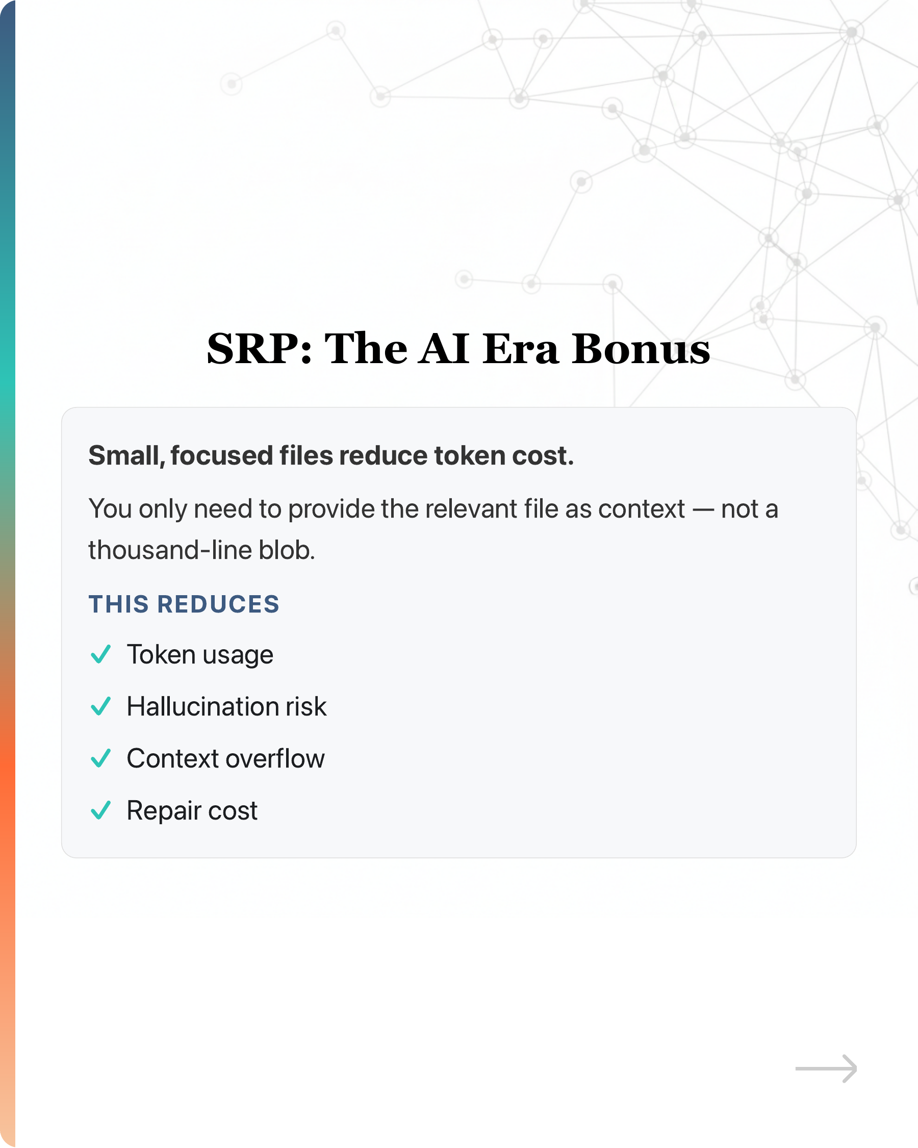 No, vibe coding does not create tech debt., slide 12
