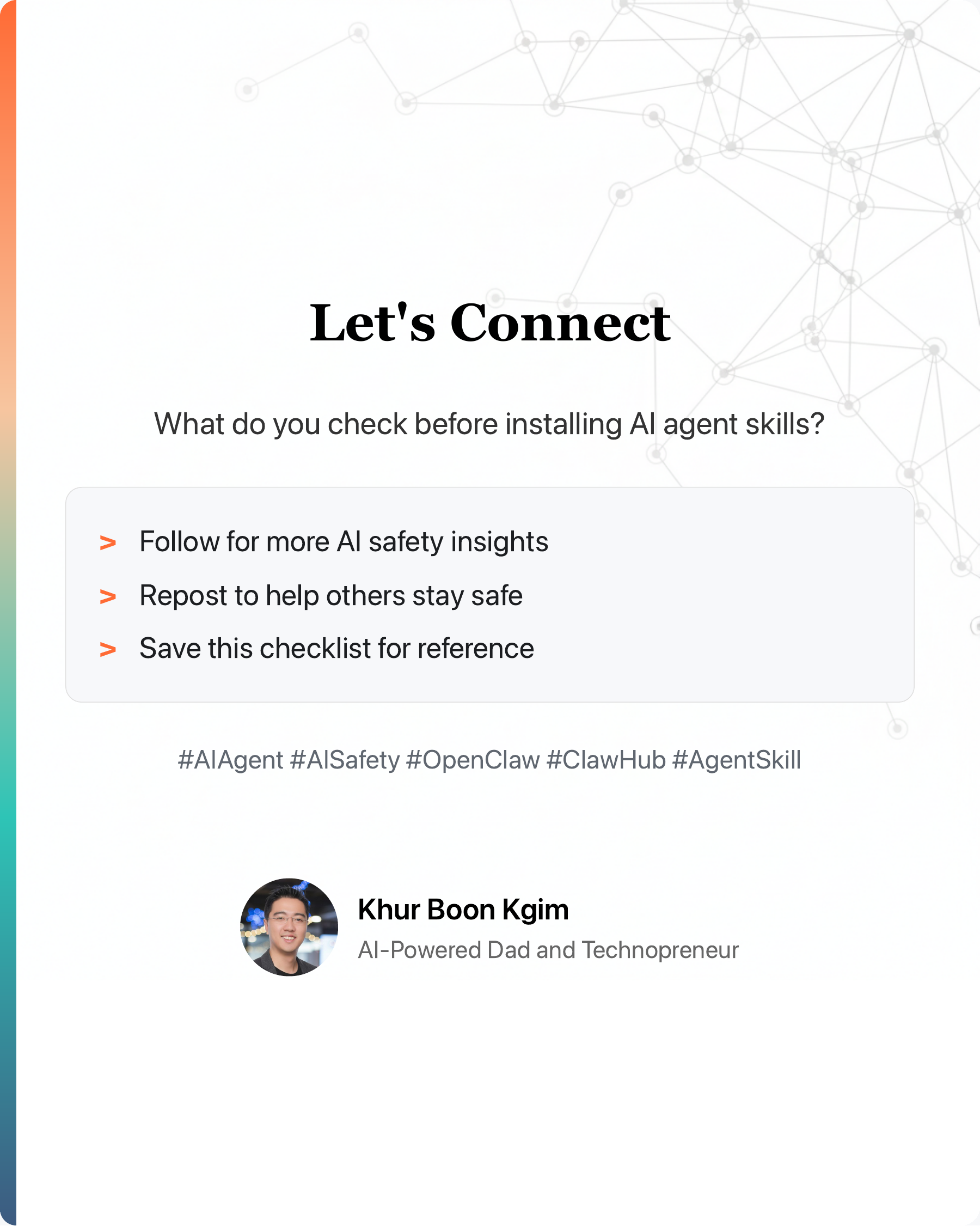 "How do I know if an AI agent skill is safe or malicious?", slide 12