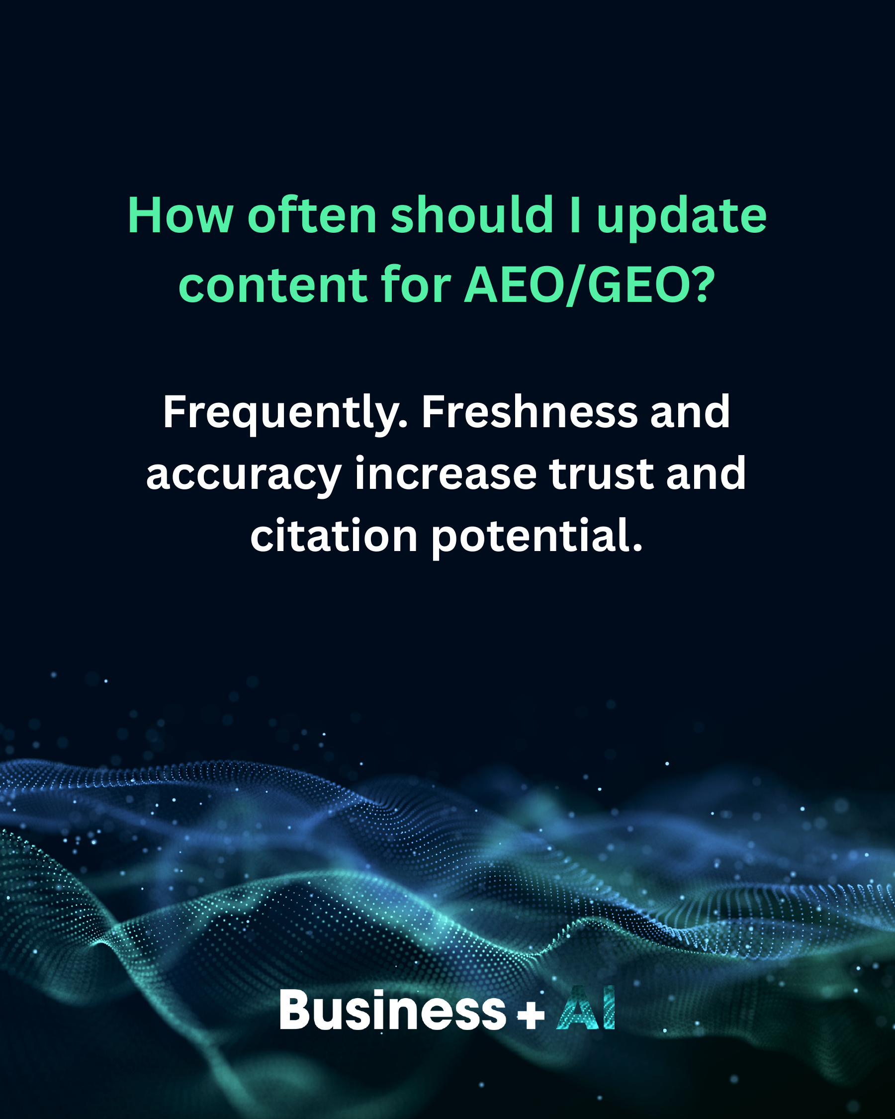 20 FAQs on AEO, GEO and the New SEO, slide 18