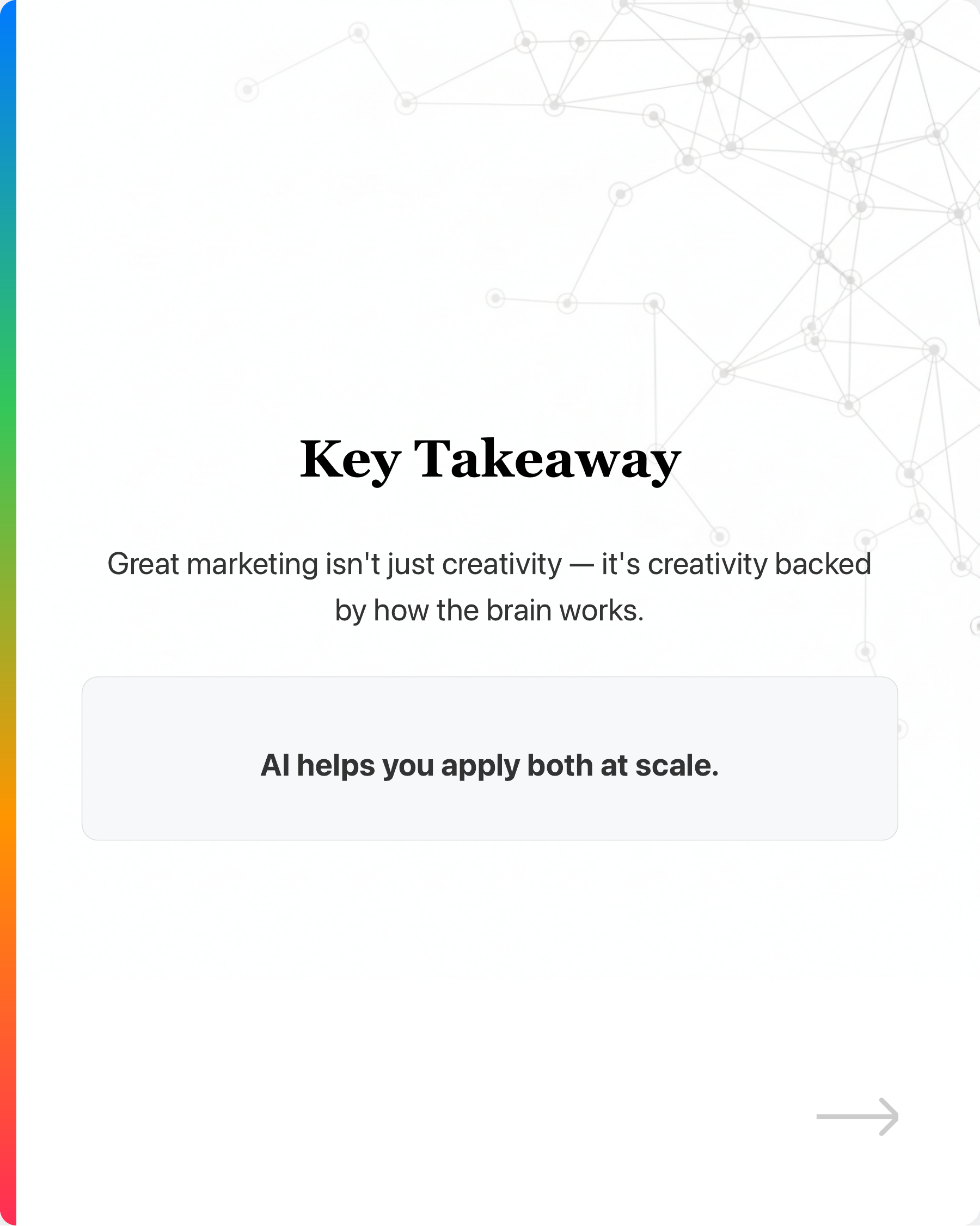 Good marketers apply creativity., slide 18