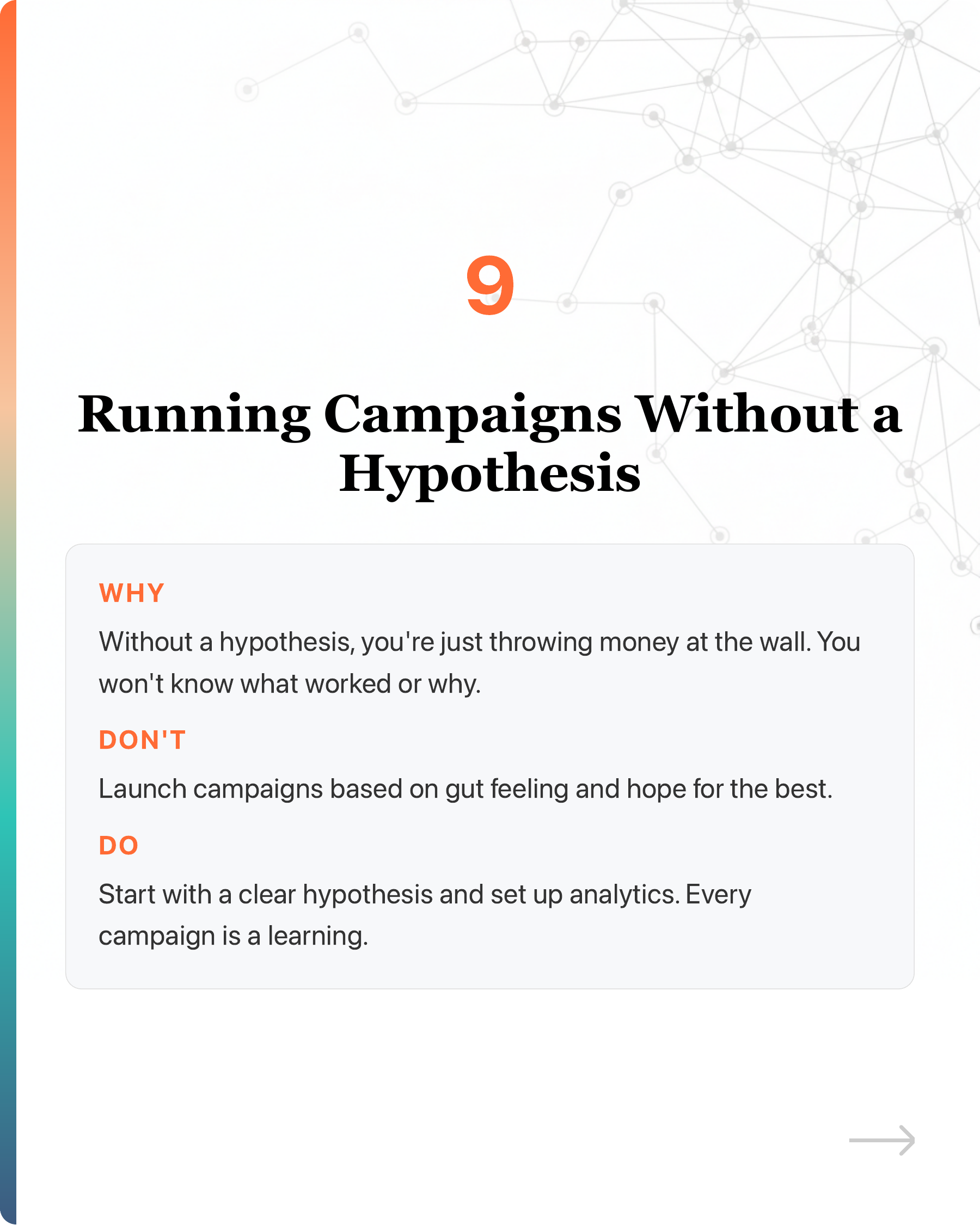 Founders, if your marketers make these 12 mistakes, you should consider hiring another senior., slide 19