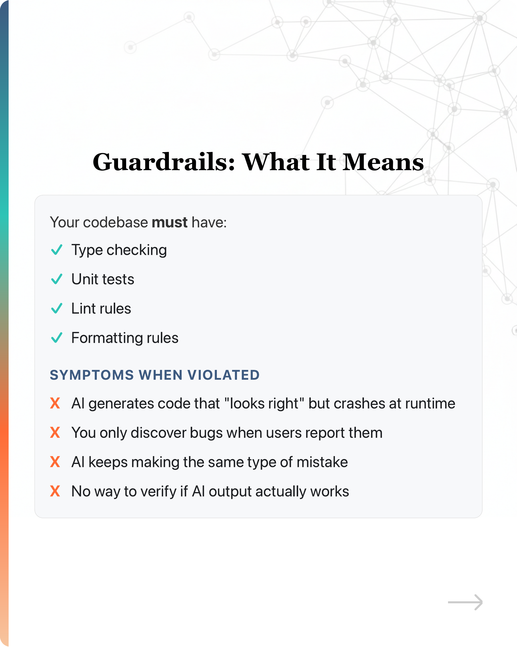 No, vibe coding does not create tech debt., slide 24