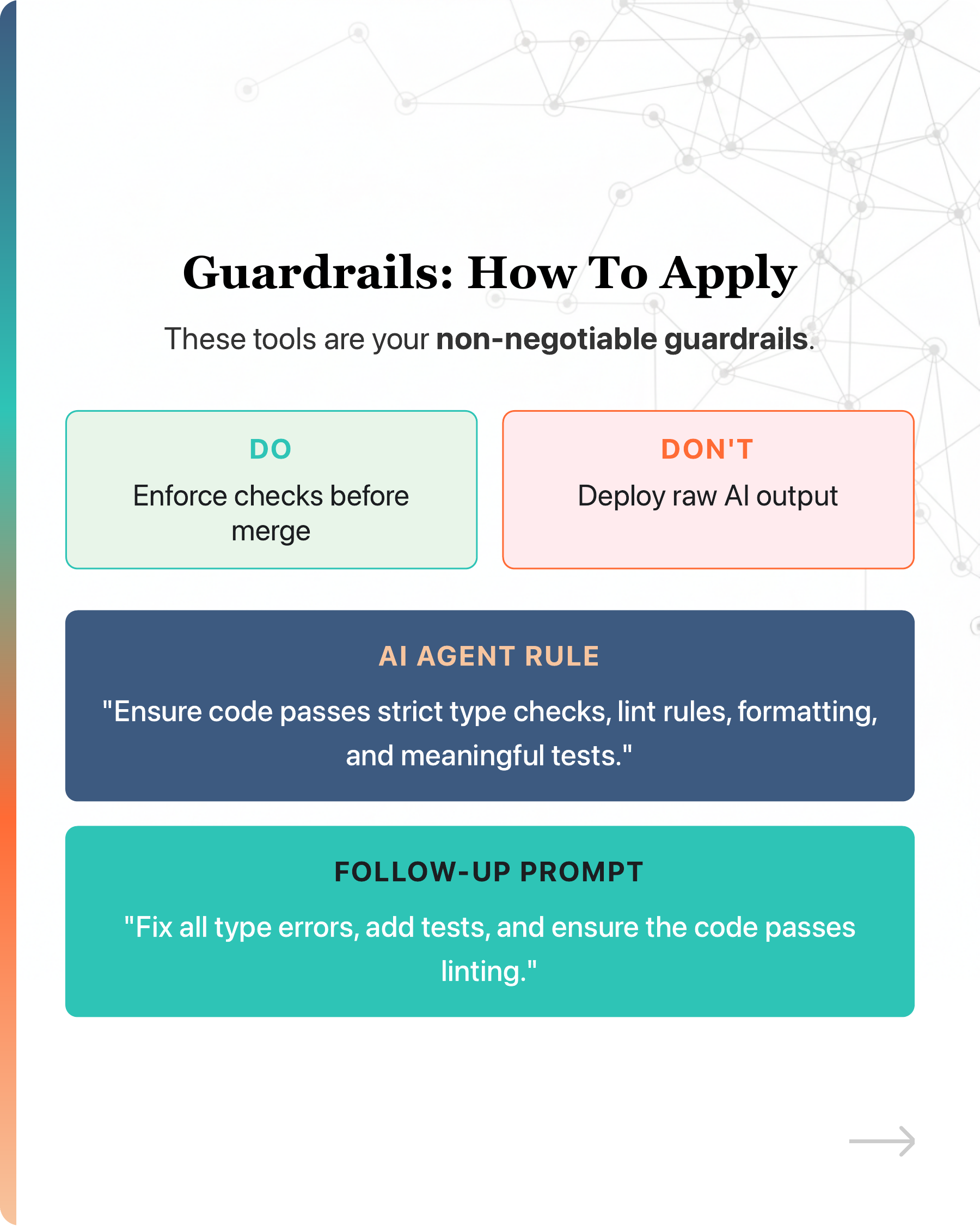 No, vibe coding does not create tech debt., slide 26